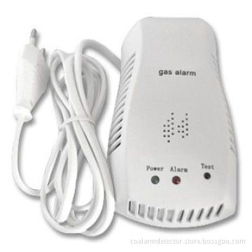 White Gas Leak Detector Alarm 110v - 240v 50hz Co Sensor